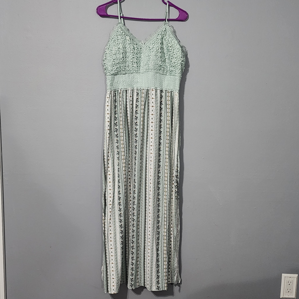 No Boundaries Light Blue Smocked Top